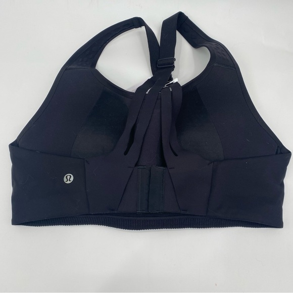 NWT Lululemon AirSupport Bra Black/Asphalt Grey 38C - Picture 5 of 5